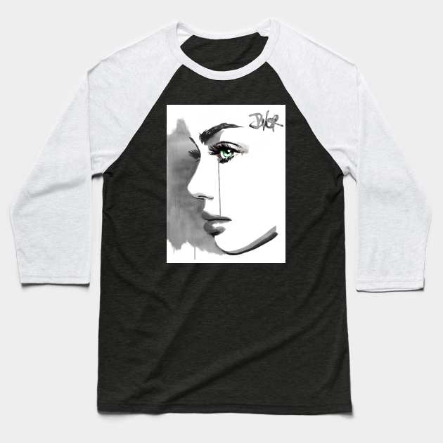 Voices Baseball T-Shirt by Loui Jover 